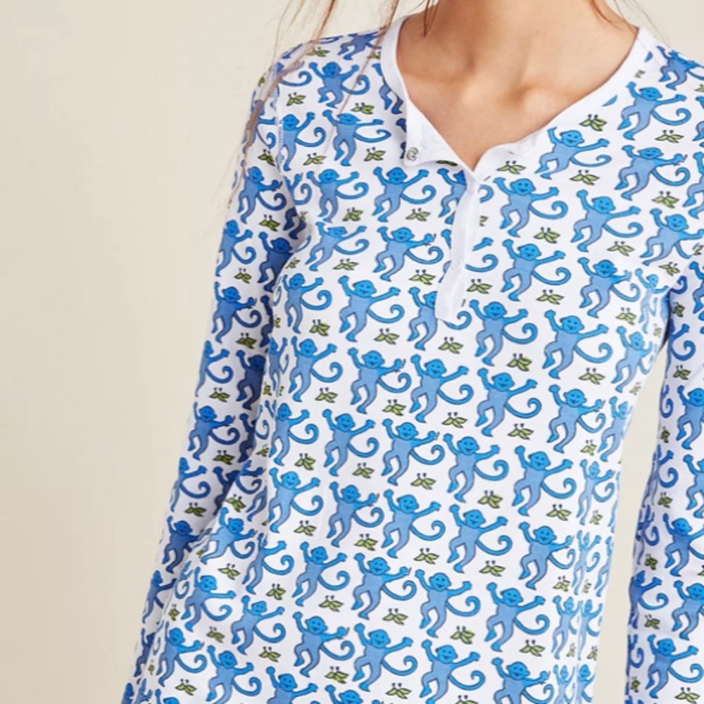 Monkey pajama top